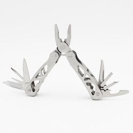 Metal Multi Function Plier Mini -vouwtang met schroevendraaier Filer Mesopener Outdoor Survival Apparatuur Handgereedschap