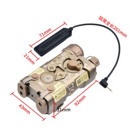 Indicateur Laser NAGL en métal, lumière Laser IR M600C, lampe de poche tactique M300A, double commande, interrupteur arrière de souris