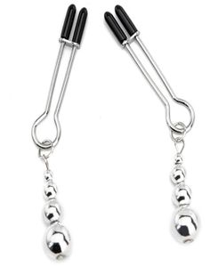 Metalen tepel klemmen Clips Ring Bell marteling slaaf BDSM borstbondage beperking sexy speelgoed voor dames paar spelen game9846074