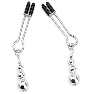 Metalen Tepelklemmen clips ring bel marteling slaaf BDSM borst Bondage terughoudendheid sexy Speelgoed Voor Vrouwen Paar spelen Game1081414