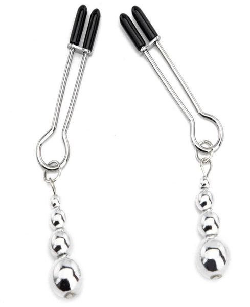 ALLACIÓN DE LA ABRIBA METAL CLIPS CHELL Torture Slave Bdsm Bondage Mestroy Mestivo sexy para mujeres Pareja Juego 9846074