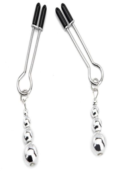 Clampas de pezón de metal clips anillo tortura esclavo bdsm bondage de seno juguete sexy para mujeres pareja juego juego1920352