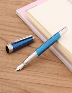 Metal Office Classic Silver Metal Blue Little Prince Luxe cadeau 163 Serienummer Fountain Pen2448638