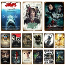 Metalen Schilderij Movie Joker Film Poster Tin Plaquette Vintage Muur Decor Voor Bar Pub Club Man Cave Movie Wallpaper YL179