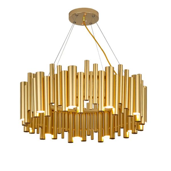 PENDANT METALLE TUBE CHANDELIER LECLIGNE GOL