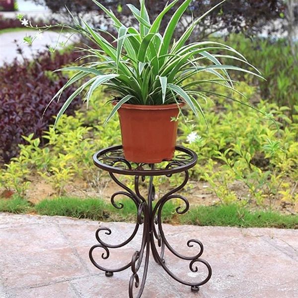 Support de plantes en métal, étagère d'angle pour plantes d'intérieur et d'extérieur, support de Pot de fleur, présentoir de jardinières, décoration de jardin de maison 211F