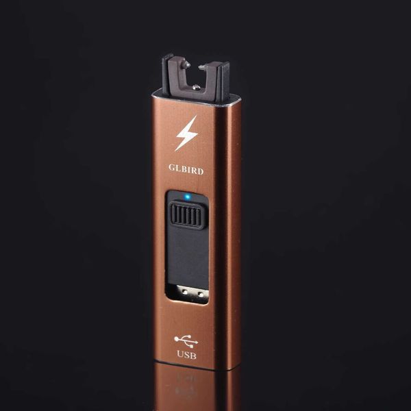 Briquet à Arc unique en métal Plasma, chargeur USB, coupe-vent, sans flamme, impulsion, multifonction, allume-cigare, cadeau pratique