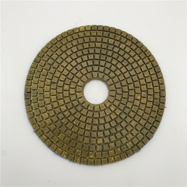 Almohadilla de pulido de metal de 6 pulgadas (150 mm) para piso de concreto de granito Grano grueso Rueda de pulido circular Grano 50