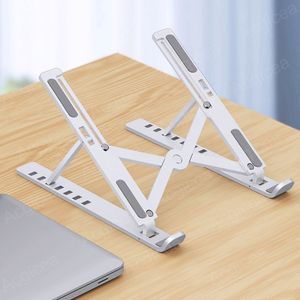 Metal Portable Foldable Laptop Stand Computer Accessories Adjustable Notebook Holder Aluminum Support For Macbook Pro Air Computer Tablet Base Desk