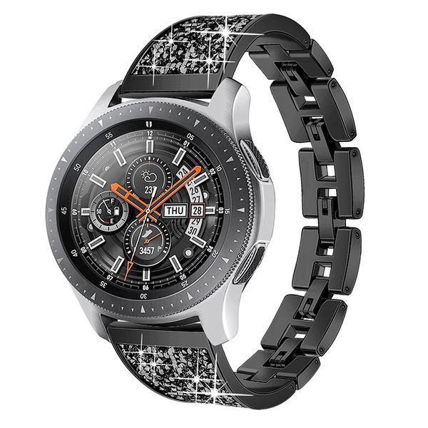 Brans de montre de remplacement en métal pour bracelets pour la montre Samsung Watch 46 mm 44 mm en diamants