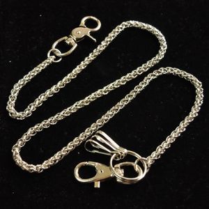 Metalen Ring Rock Punk Sleutelhangers Clip Hip Hop Sieraden Broek Sleutelhanger Portemonnee Keten Taille Chains168w