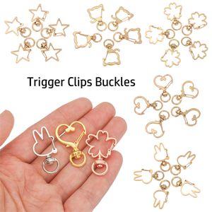 Metal Snap Hook Trigger Clips gespen voor sleutelhanger Lobster Clasp Hooks voor DIY Making Necklace Key Ring Clasp