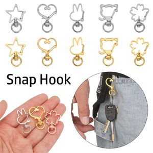 Boucles de Clips de déclenchement de mousqueton en métal pour porte-clés crochets de fermoir de homard pour le bricolage faisant le fermoir de porte-clés de collier