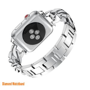 Metalen roestvrijstalen horloges riemen met dubbele knop gesp voor iWatch -banden 41 mm 40 mm 38 mm 49 mm 45 mm 44 mm AppleWatch -band SE7 SE6 Apple Watch -serie 8 7 6 5 4 3 2 1 S8