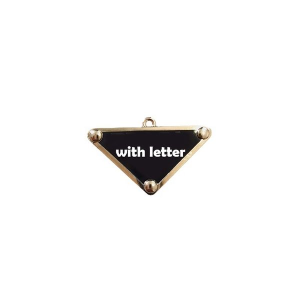 Métal Triangle Lettre Diy Charmes Lettres Bijoux Collier Fabrication Accessoires Composants Pièces Haute Qualité Prix de Gros