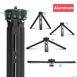 Metalen statief voor camera DJI Desk aluminium legering mini -handgreep statief met 1/4 inch schroef voor DSLR -projector 231221