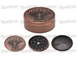 Metal Vintga Herb Grinder 40 mm 3 pipe en alliage zinc mini broyeurs de tabac avec capteur de pollen poivre Muller Herb Pipes accessoires 4842835