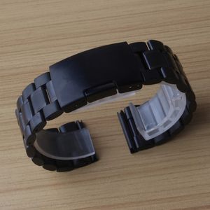 Metal Watchband 18 mm 20 mm 22 mm 24 mm en acier inoxydable Watches Bands Bracelet Bracelet pour l'homme Horloge de wrist Corloge Promotion Nouveau 229S