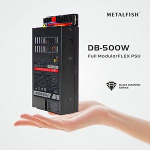 METALFISH Flex 500W modulaire voeding Kleine 1U computer PSU Flex-ATX 500W voor ITX Compact Mini PC POS AIO400W Optioneel 240307