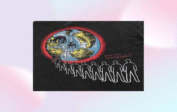 Metallca Band Earth Washed Vintage ShortSleeves Men Femmes T-shirts Rock Tshirts Jerry Style Tshirt Unisexe Tees Man Woman Street1281805