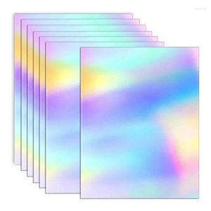 Tarjeta holográfica metálica, hojas de papel de espejo brillante, repuestos de repuesto, tablero reflectante, tamaño 8,5 X 11 pulgadas, paquete de 50