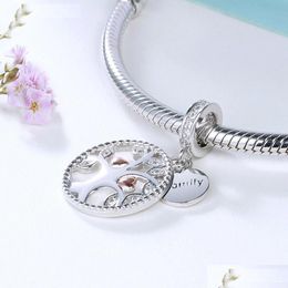 Métaux Factory Outlet Haute Qualité New Sterling Sier 925 Arbre De Vie Bracelet Pendentif Diy Breloques Lâches Perles Drop Delivery 202 Dhqvj