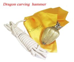 Matteor en laiton Hammer Dragon Scarving Hammer chinois Kungfu Martial Art7606761