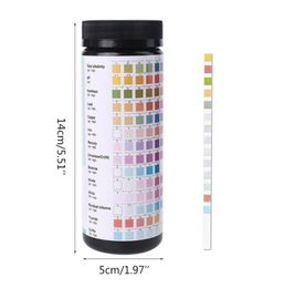 Meter 157A 100PCS Upgrade 14 IN 1 Drinkwaterteststrips PH Hardheid Alkaliteit Lood Koper Ijzer Kwik Broom Nitriet7519512