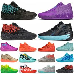 Mew Mb.01 Rick et Morty Chaussures de basket-ball à vendre Lamelos Ball Hommes Femmes Iridescent Dreams Buzz City Rock Ridge Rouge Mb01 Galaxy Not