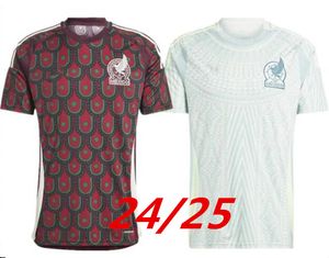 México 2024 2025 Copa América RAUL CHICHARITO Camisetas de fútbol 2023 LOZANO DOS SANTOS 24 25 H.LOZANO Hombres Niños Camisetas de fútbol Uniformes Fans Versión 999