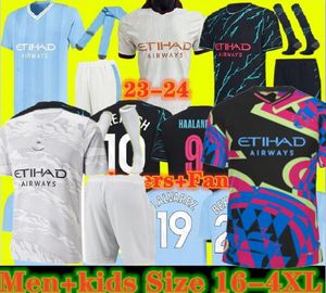 HAALAND 23-24 MANCNEster GREALISH VOETBALJERSEYS DE BRUYNE FODEN SPECIALPl 23-24 HEREN kinderkit City TERLING MANS CITIES MAHREZ G.JESUS voetbalshirts uniform