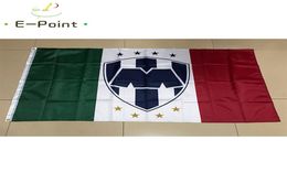 Messico Liga Monterrey FC 35ft 90cm150cm Bandiera in poliestere Bandiera decorazione volante casa giardino bandiera Regali festivi2511488