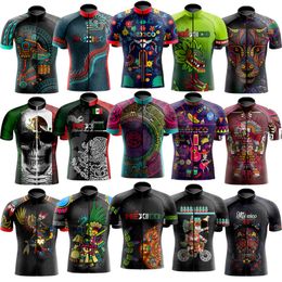 Mexico Men Cycling Jersey MTB Maillot Bike Shirt Downhill Jersey Hoogwaardige Pro Team Tricota Mountain Bicycle Clothing 220630