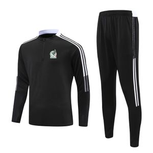 Survêtement de football pour adultes de l'équipe nationale de football du Mexique, costume d'entraînement, kit de veste de football, costumes de course pour enfants, ensembles personnalisés