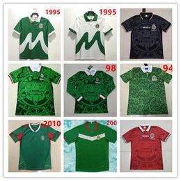 MEXIQUE Maillot de football rétro 1986 1995 1998 2006 2010 VINTAGE JORGE CAMPOS maillot uniformes de gardien de but BLANCO Maillot de football