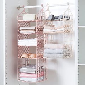 Meyjig Chambre Armoire Organisateur sous-vêtements Bra Pantalon à vêtements Tie Tie Rack Rack Clacboard Closet suspendu Panier de suspension Crochets 231221