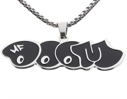 MF Doom Mm Black Tide marque pendentif collier hommes et femmes HipHop personnalité Couple mode AllMatch bijoux cadeau 5624784
