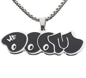 MF DOOM MM ZWART TIDE Brand Pendant Ketting Mannen en vrouwen Hiphop Persoonlijkheid Paar Mode Allmatch Sieraden Gift8206957