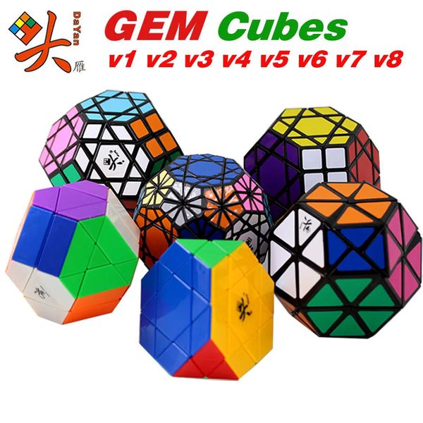 Mf8 Magic Cube Dayan Gem Cubo V1 V2 V3 V4 V5 V6 V7 V8 Big Diamond Stone Shape Strange Shape Dodecaedron Megamin Toy de alto nivel 240326