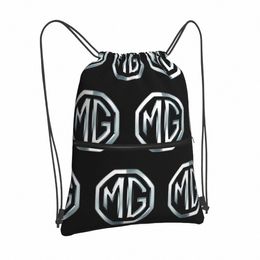 Sacs à dos à cordon mg pour hommes Sacs pour femmes Sports Pêche Pesca Sac à lunch Sac de danse Yoga Shop Competiti Metal Feeling 74tz #