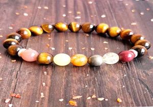 MG1604 STAND SOLAR PLEXUS CHAKRA 7 BRACEULEMENT MALA MALA TIGER TIGER POWER POWER POWER BRACET