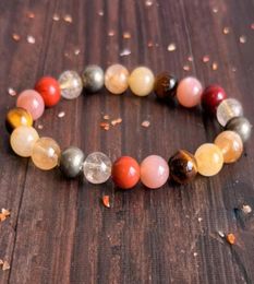 MG1612 STRAND NIEUW ONTWIKKELING Gemstone armband voor vrouwen Solar Plexus Chakra Pols Mala Persoonlijke macht Zelf Discipline Motivatie4142126