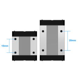 MGN MINIATURE LINEAR RAIL SLIDE 1PCS MGN12 Guide linéaire + 1PCS MGN12C / MGN12H Carriage MGN12 200 250 300 350 400 450 500 550 mm