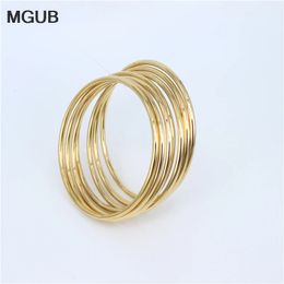MGUB – bracelet à bijoux en acier inoxydable, 7 pièces, Simple et élégant, à la mode, bijoux pour femmes, LH217 240313