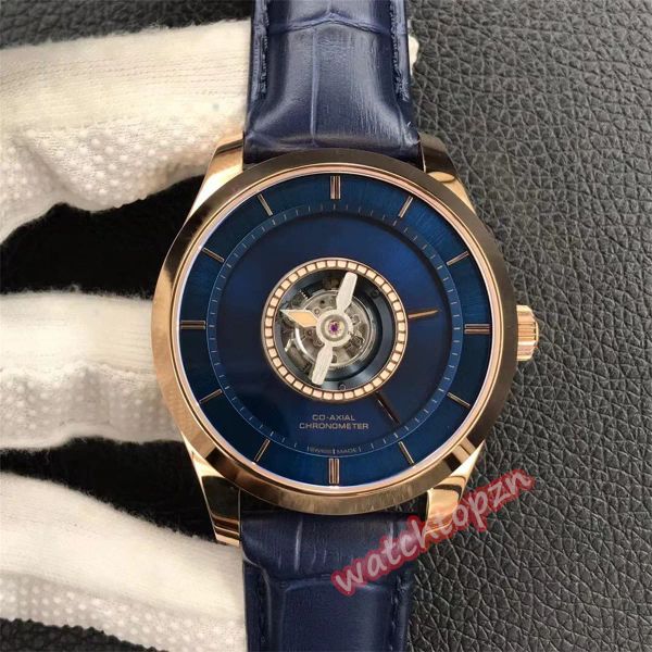 MI Boutique classique True Tourbillon Montre pour homme 528.53.44.21.03.001 Pointeur de temps pendant unique résistance forte fonction d'interférence magnétique miroir saphir