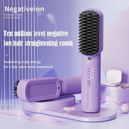 MI Hair lissers 3200mAh Woman Electric Peigt Dryer and Listening Brush Hair Styling Appirmes Pight Struitsene 240401