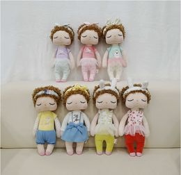 Mi Tu Angela peluche cheveux bouclés mode petite fille poupée confort poupée jouet pour enfants