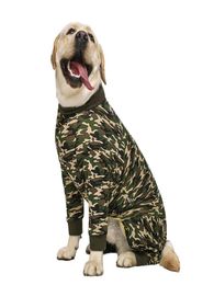 Miaododo vêtements pour chiens Camouflage chien pyjama combinaison léger chien Costume Onesies pour chiens de taille moyenne GirlBoy chemise 2011091717954