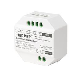 MIBOXER WiFi + 2,4g Smart Switch RF Push Dimmer WL-SW1 100-240V App / Voice / Remote Control