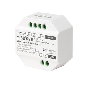 MIBOXER WiFi + 2,4g Smart Switch RF Push Dimmer WL-SW1 100-240V App / Voice / Remote Control